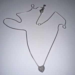 David Yurman Diamond Heart Necklace